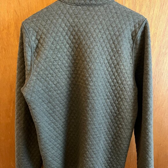 Quilted Corbet Reversible Pullover - Marine Layer - Navy/Green Men's Medium - Picture 7 of 7